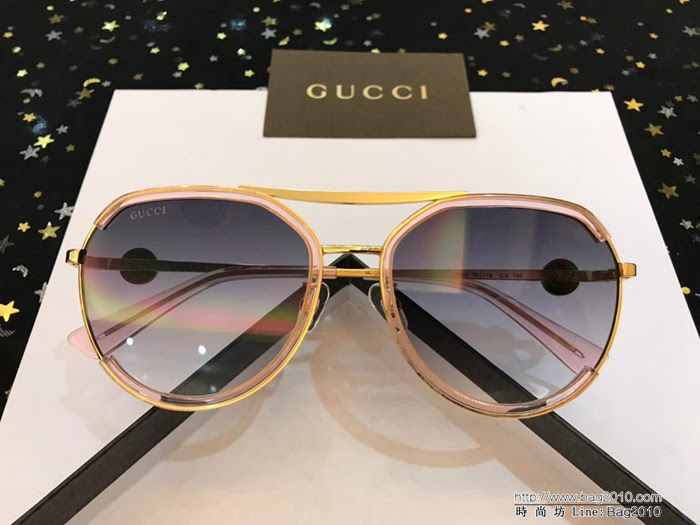 GUCCI古馳 2019爆款 GG1082 適合各種臉型 經典太陽鏡  lly1449